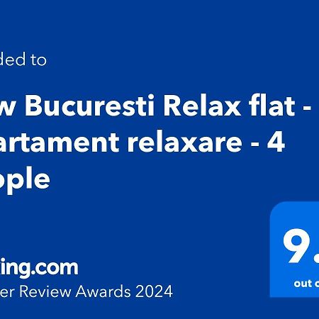 New Bucuresti Relax Flat - Apartament Relaxare - 4 People Apartment Bagian luar foto
